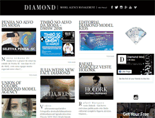 Tablet Screenshot of diamondmodelblog.com